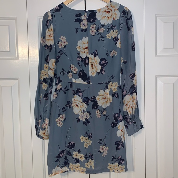 Brand New Anthropologie Floral Mini Wrap Dress - Picture 2 of 7